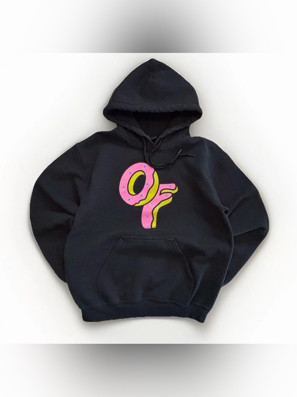 Odd Future Hoodie Size Small OF Black Tyler the Creator Donut Logo Zoomiez Rap